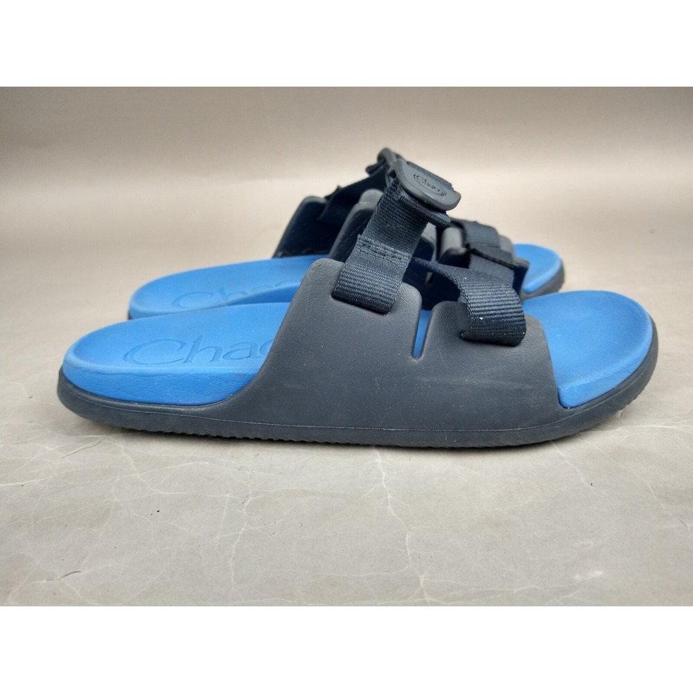 Chaco‎ Chillos Slide Sandals - Blue - Kids Youth Size 4 - Picture 2 of 12